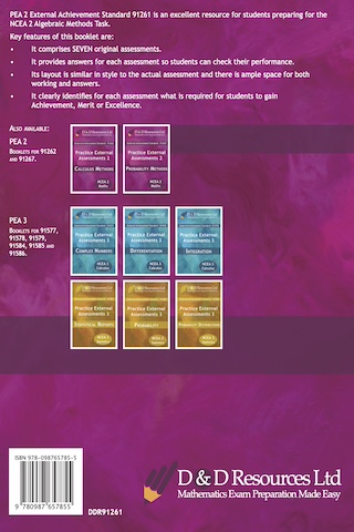Algebraic Methods (91261)